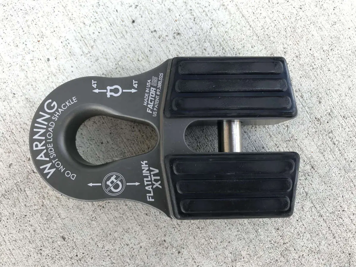 Flatlink Xtv Winch Shackle Mount Gray Factor 55 1