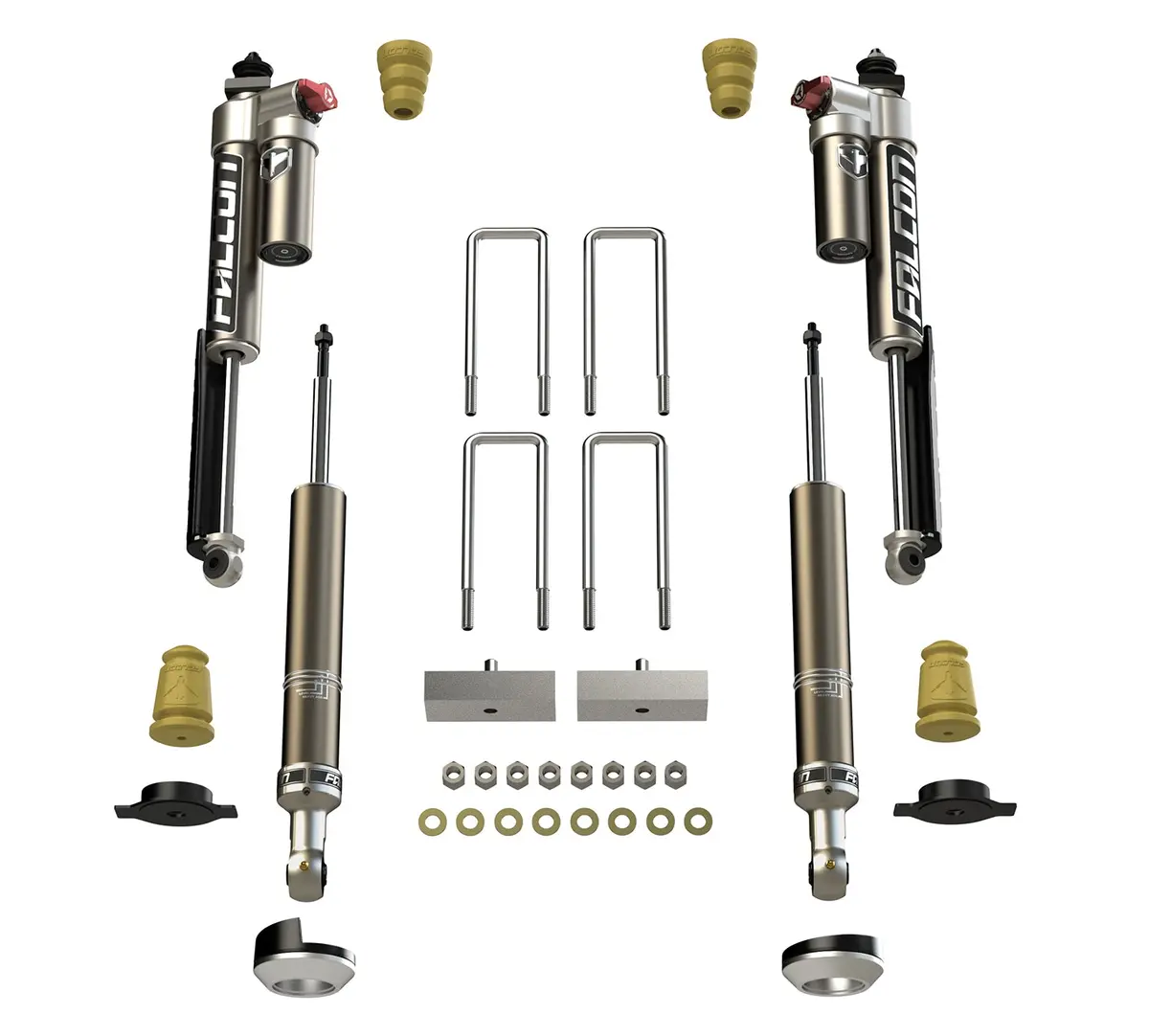 Tacoma Sport Tow/Haul Shock Falcon 2.25 Inch And Spacer Lift System For 05-Pres Toyota Tacoma 1