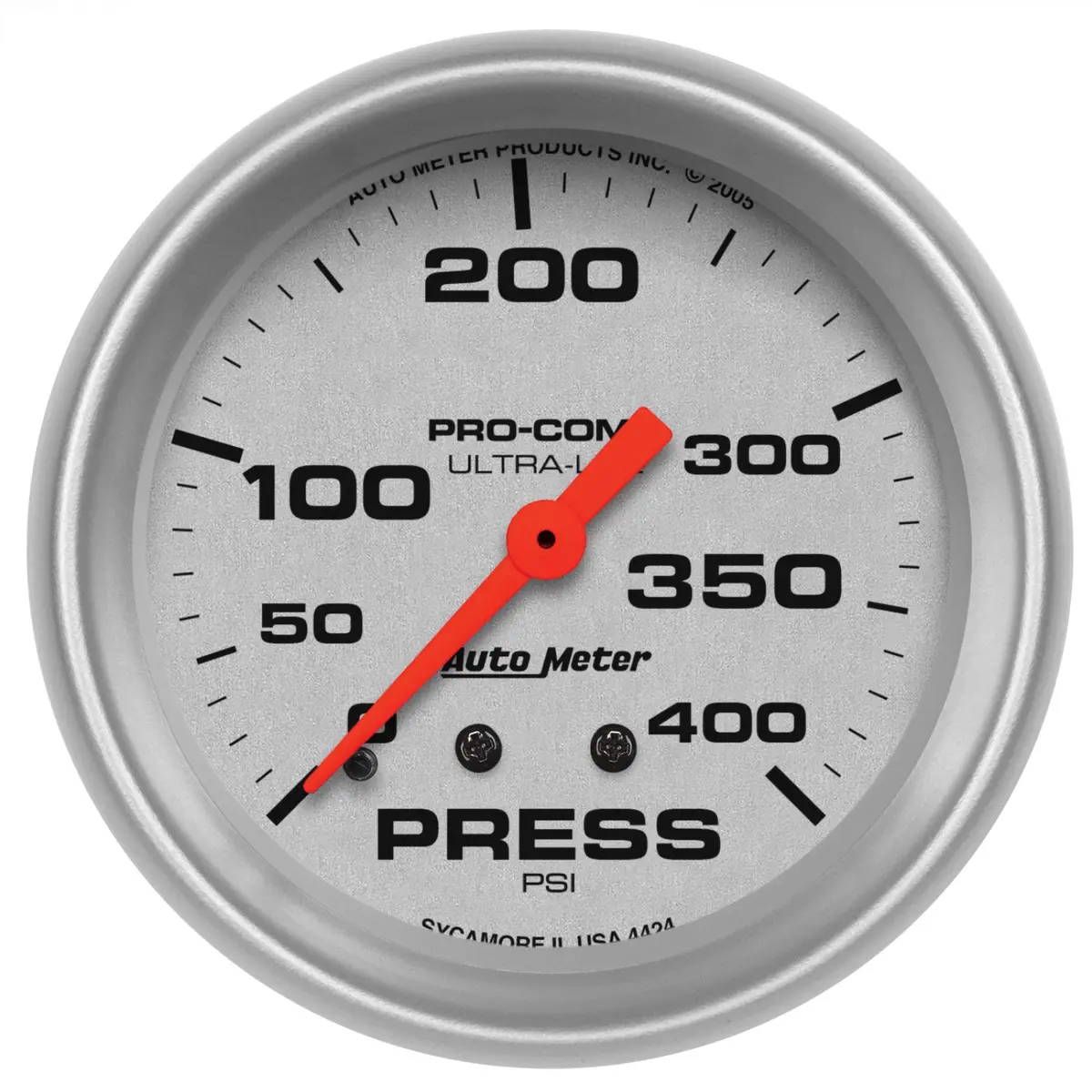 Autometer 2-1/16 In. Water Temperature, 100-300 Fahrenheit, Spek-Pro, Silver/Black 1