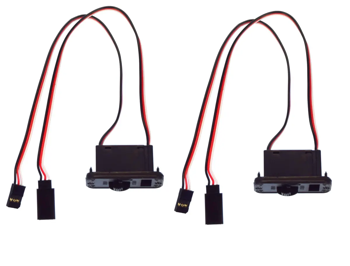 Apex Rc Products Futaba Style Hd On/Off Switch W/ Charge Port - 2 Pack #1057 1