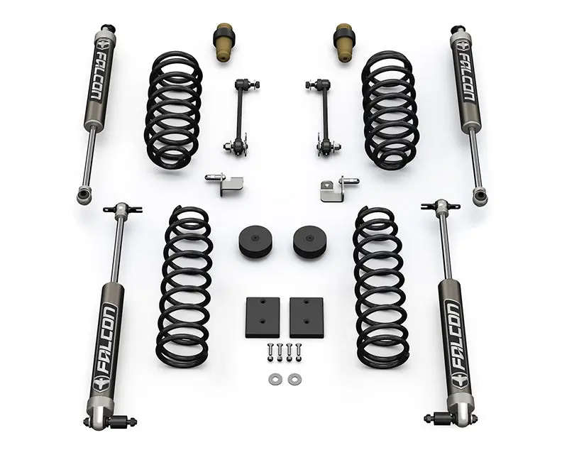 Jeep Jk 2 Door 1.5 Inch Sport St1 Suspension System W/ Falcon 2.1 Shocks 07-18 Wrangler Jk 1