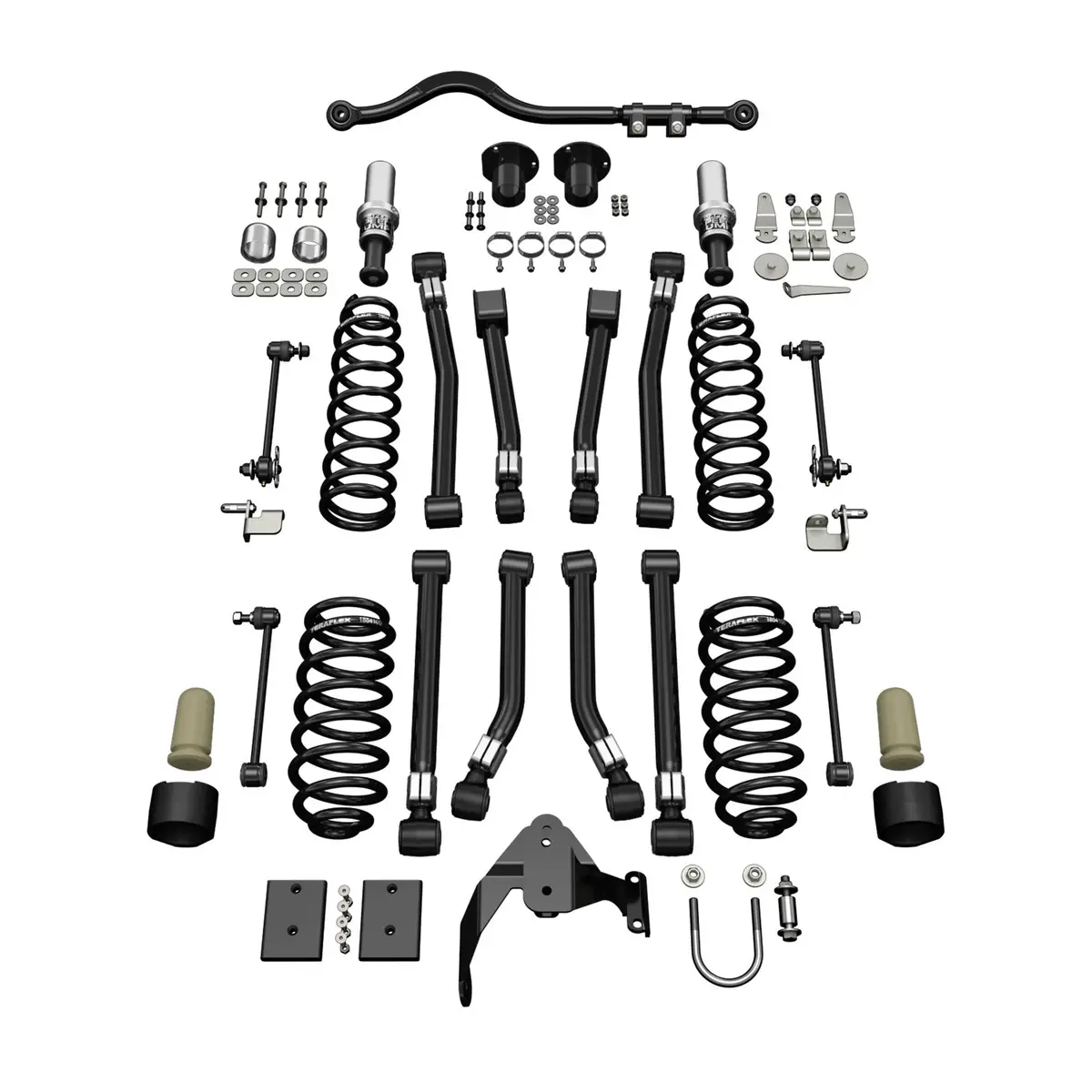 Jeep Jk 2 Door Alpine Ct3 Suspension System 3 Inch Lift No Shocks 07-18 Wrangler Jk 1