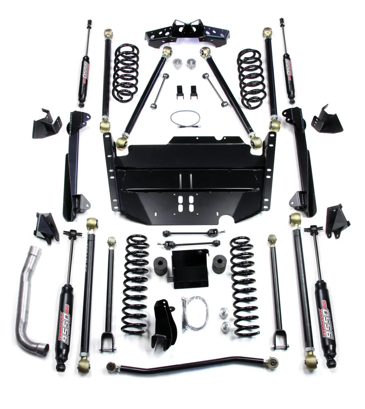 Jeep Tj 5 Inch Pro Lcg Long Flexarm Suspension System W/ 9550 Shocks 97-06 Wrangler Tj 1