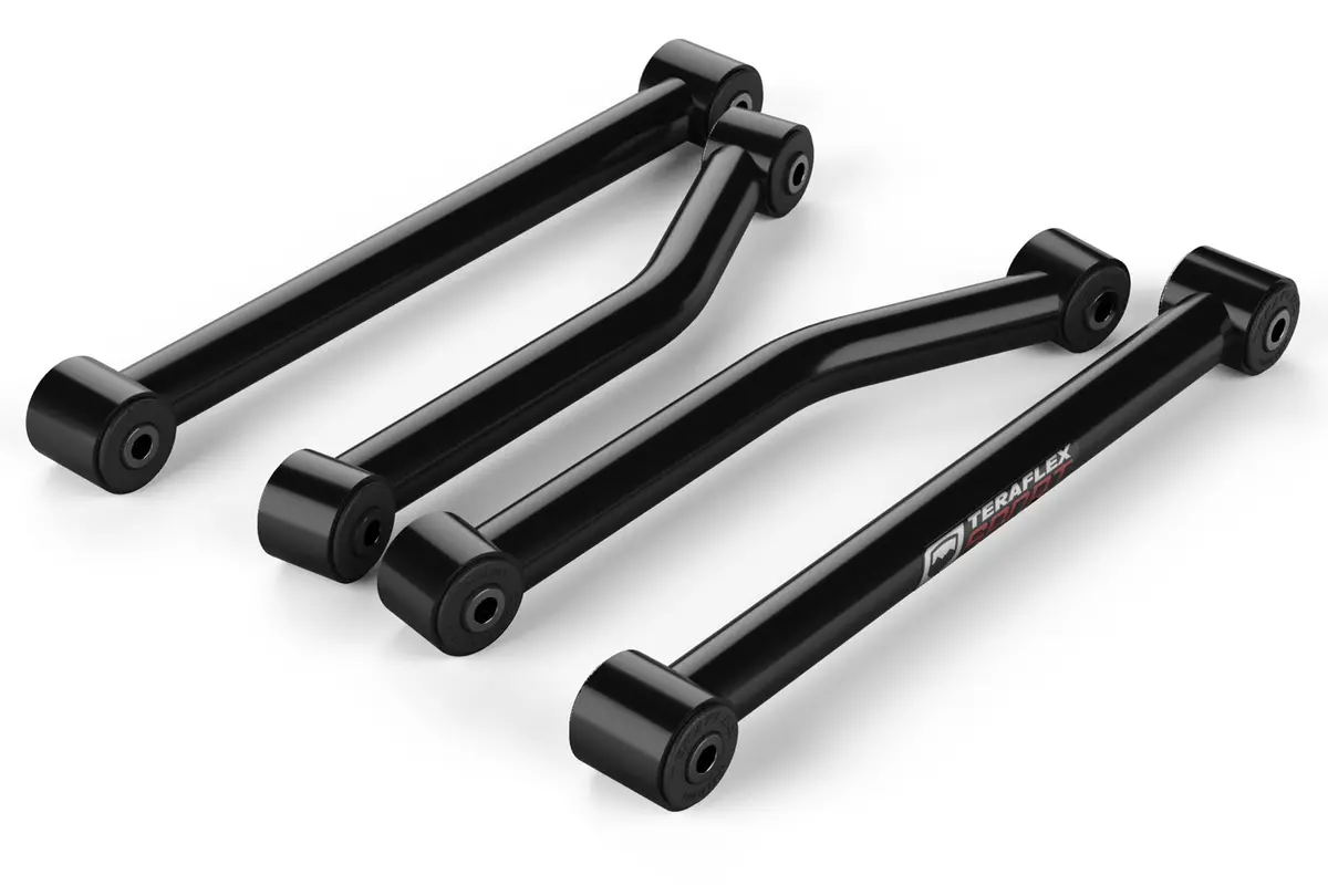 Jeep Jk/Jku Sport Flexarm Kit 4-Arm Preset Control Arms Front Lower And Rear Upper 2.5-3 Inch Lift 07-18 Wrangler Jk/Jku 1