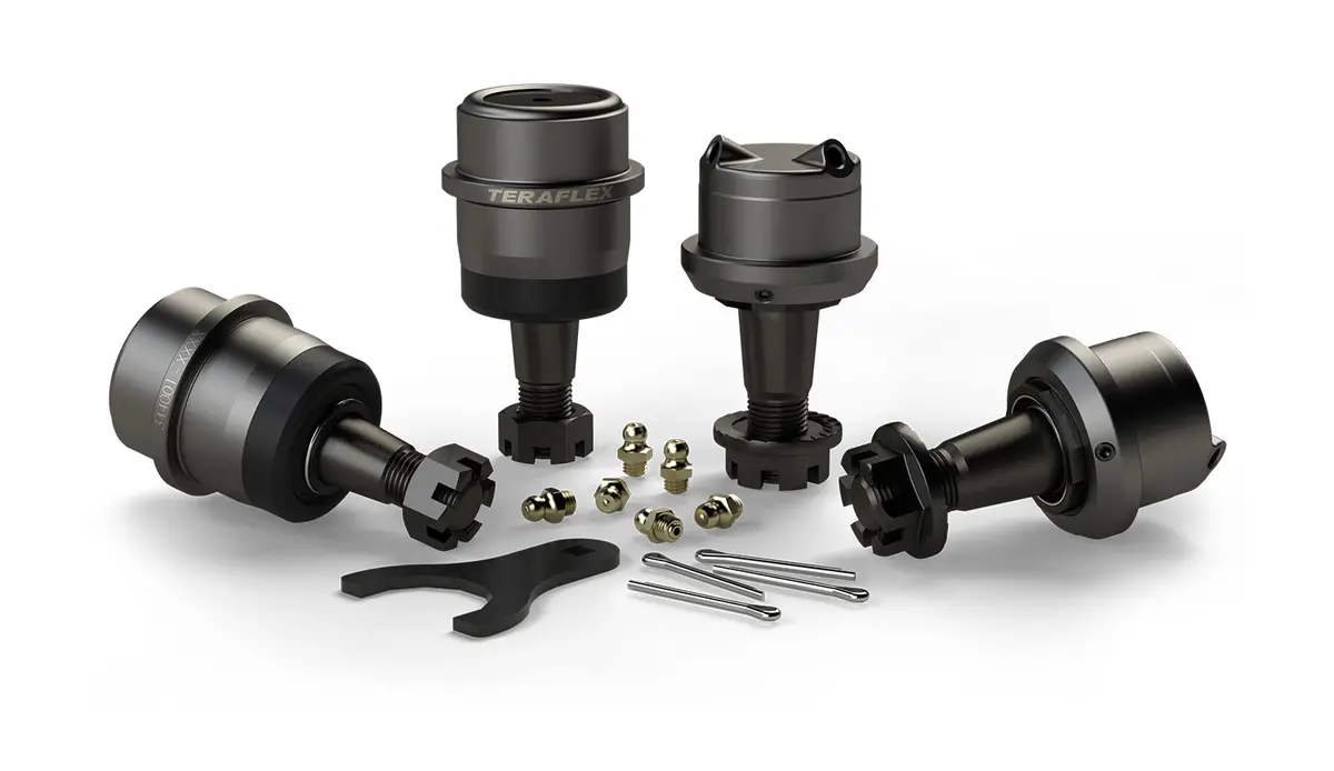 Jeep Tj/Lj Dana 30 / Dana 44 Upper And Lower Hd Ball Joints W/Out Knurl Set Of 4 97-06 Wrangler Tj/Lj 1