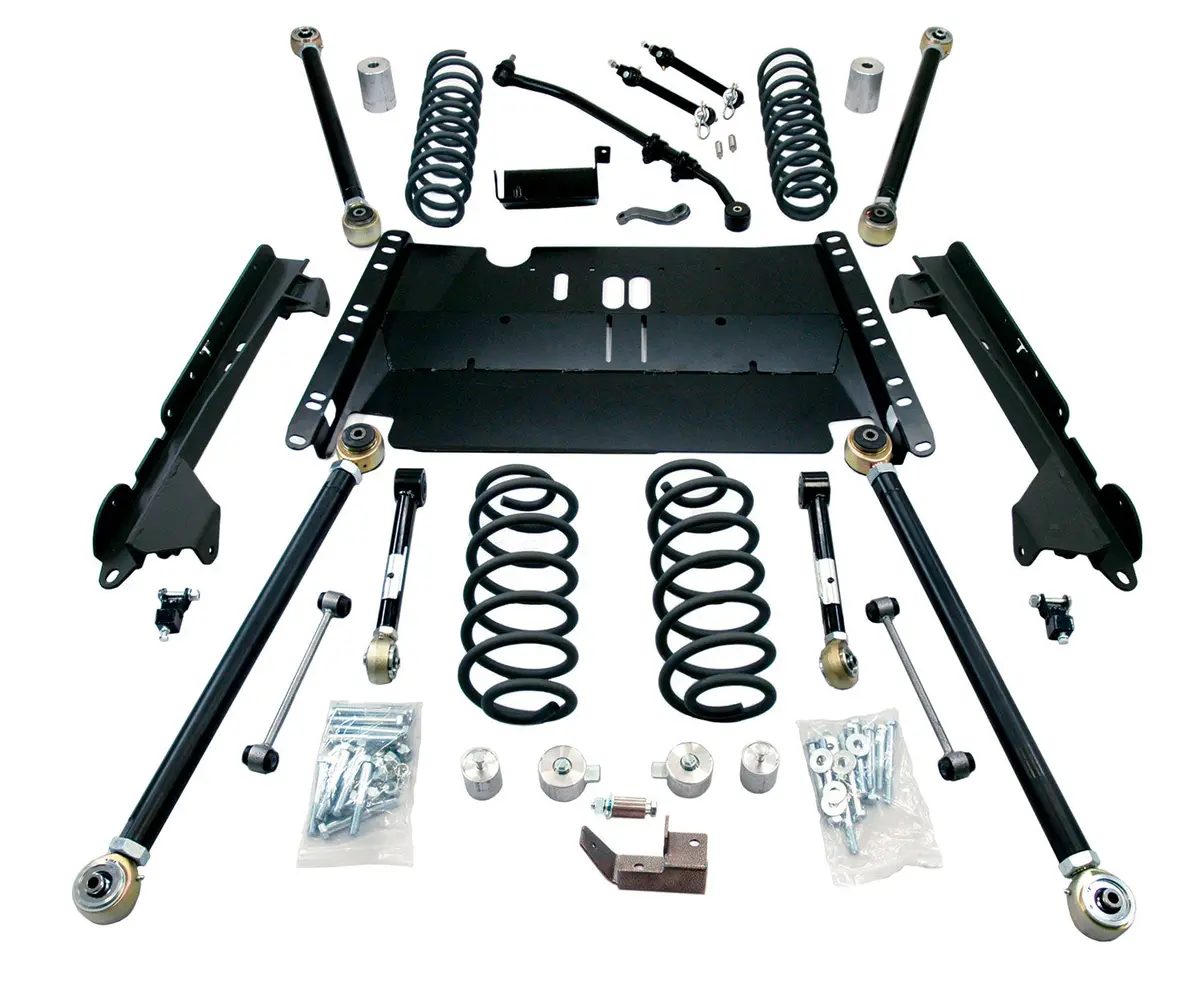 Jeep Lj Unlimited 4 Inch Enduro Lcg Long Flexarm Suspension System No Shocks 97-06 Wrangler Lj 1