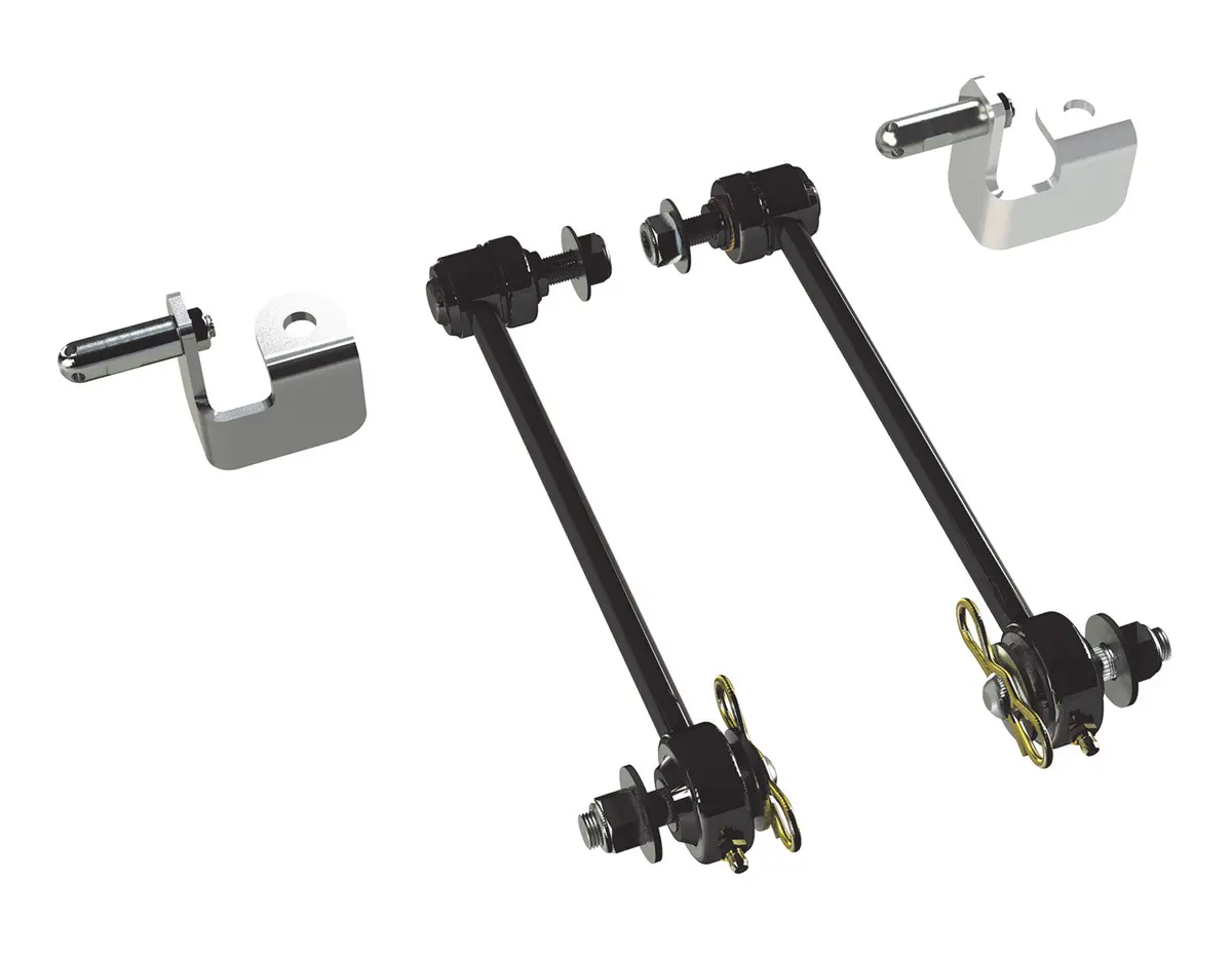 Jeep Jk/Jku 3-4 Inch Lift Front Sway Bar Quick Disconnect Kit 10 Inch 07-18 Wrangler Jk/Jku 1