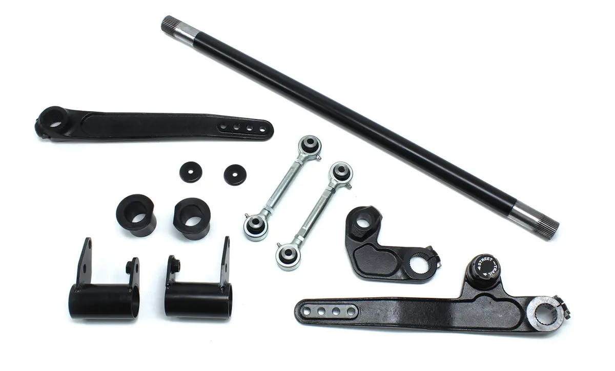 Jeep Jk/Jku 4-6 Inch Lift Forged Single-Rate S/T Front Sway Bar System 07-18 Wrangler Jk/Jku 1