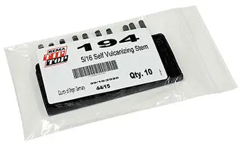 Rema Tip Top 194 Rs-8 Inside-Out Round Self Vulcanizing Stem 5/16" - Box Of 10 1