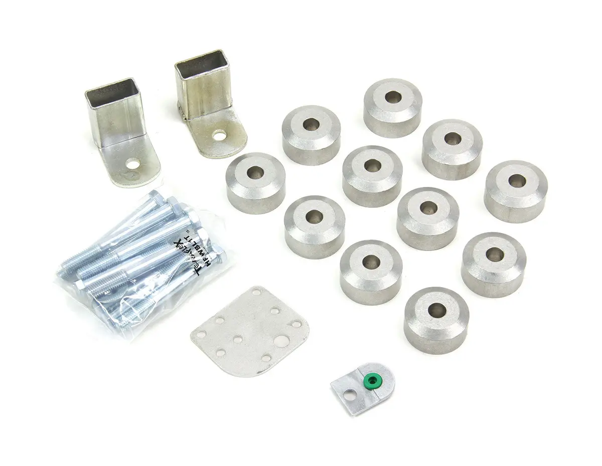 Jeep Tj/Lj 1 Inch Body Lift Kit Aluminum 97-06 Wrangler Tj/Lj 1