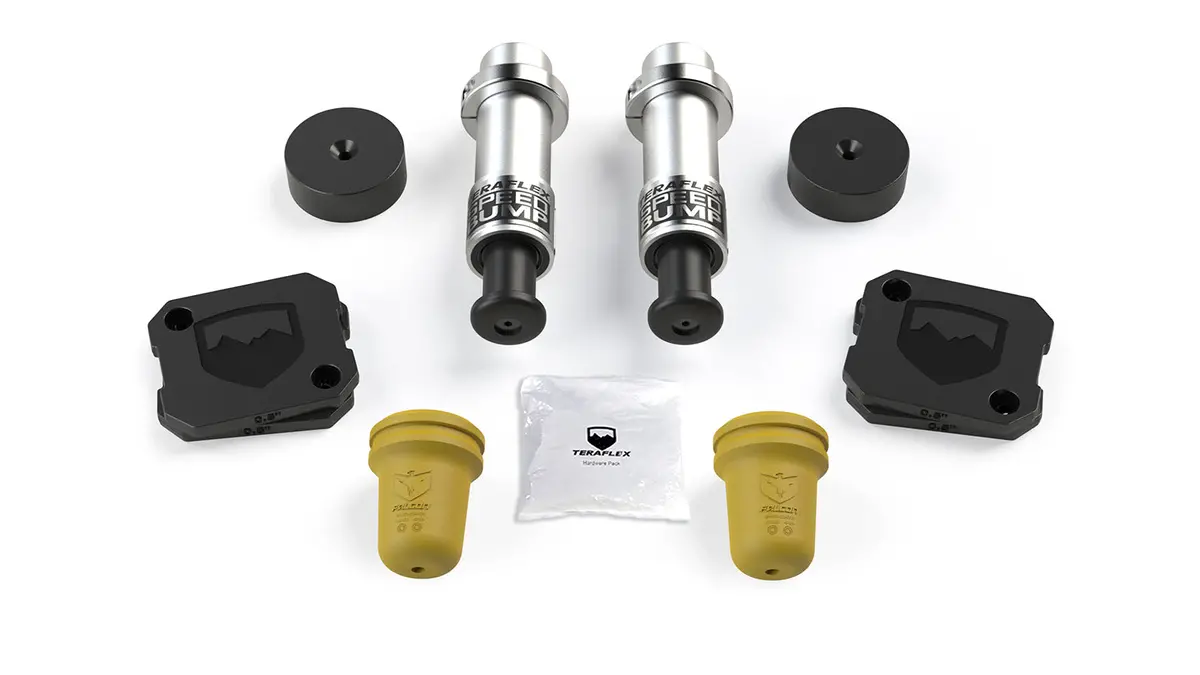 Jeep Gladiator Stroke Speed Bump 2 Inch And Progressive Bump Stop Kit-Front And Rear 2.5-3.5 Inch Lift For 20-Pres Gladiator 1