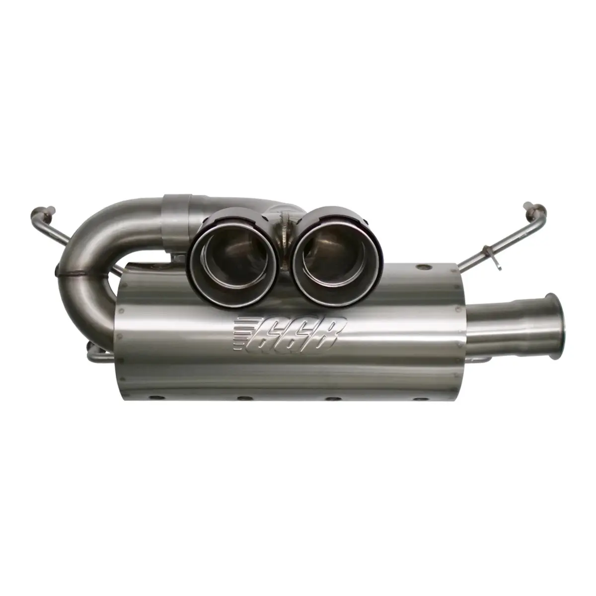 2024-2025 Polaris Rzr Xp 1000 Ggb Center Exit Sport Pro Dual Tip Muffler 1