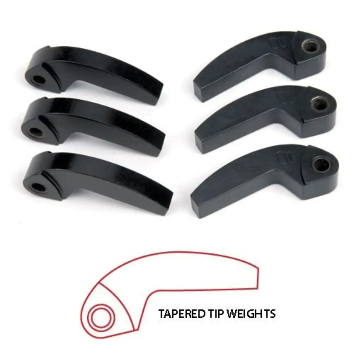 Speedwerx Hypershift Tapered Tip Machined Weights // Set Of 3 1