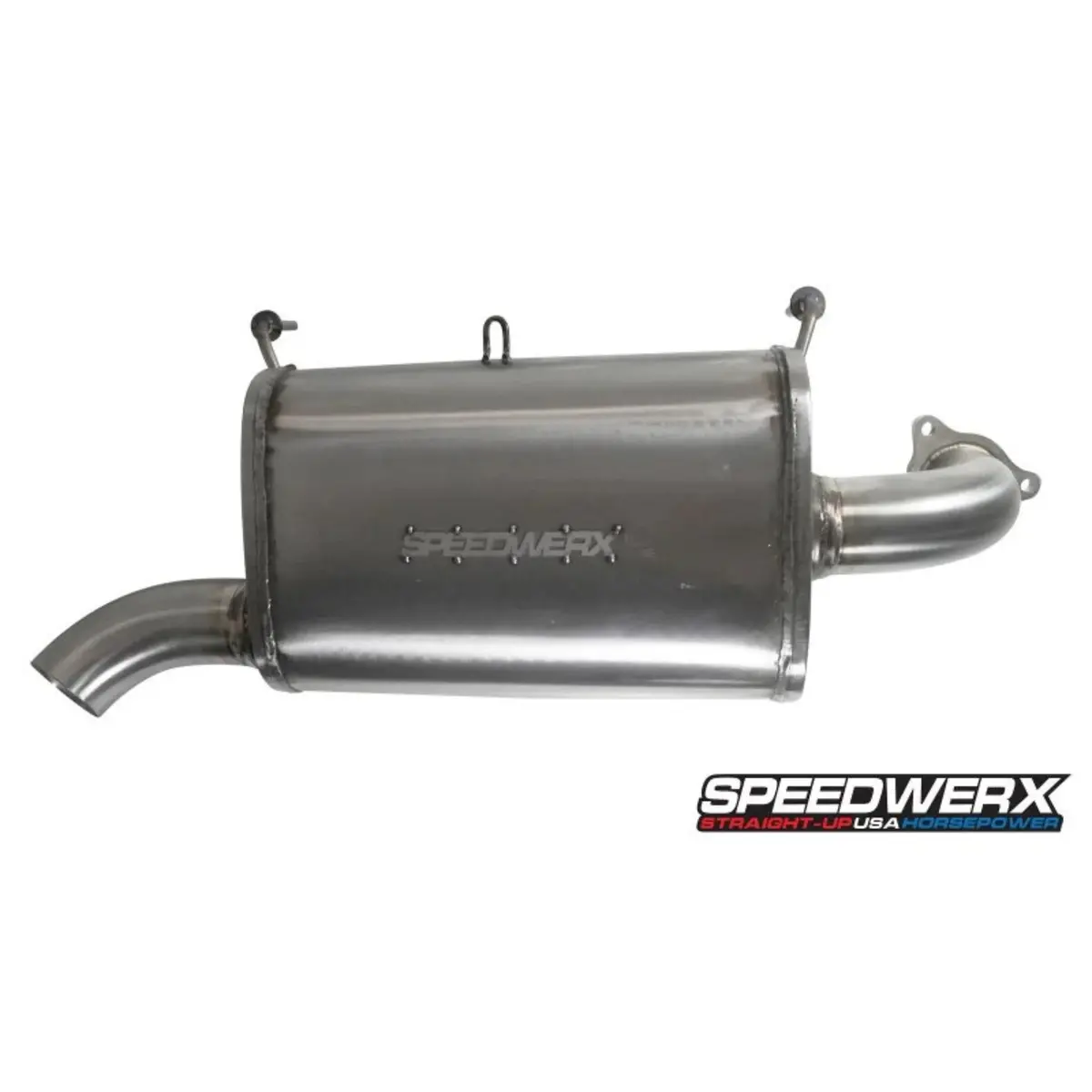 Speedwerx Q6 Series Stainless Steel Bolt-On Exhaust // 2016-2021 Polaris Rzr Xp Turbo / Xp 4 Turbo 1
