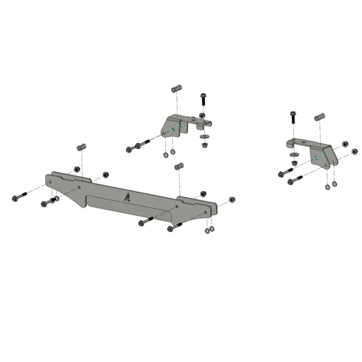 Thumper Fab Uforce 1000 Bracket Lift Kit - 3 Inch 1