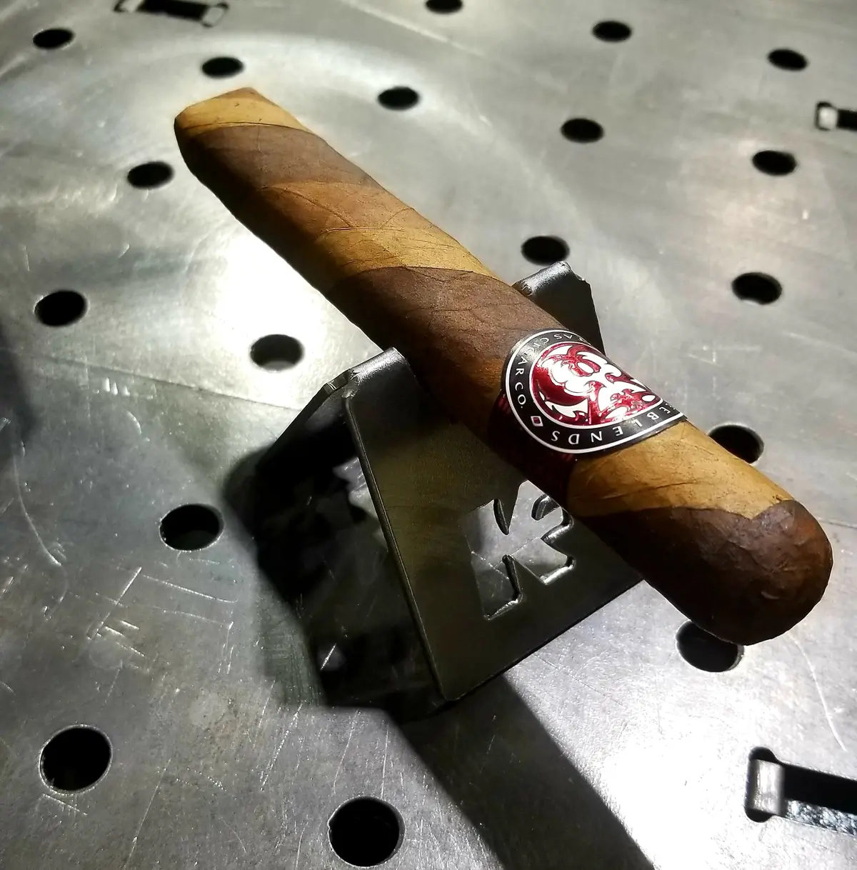 Cnc Plasma Cut Metal Cigar Holder 1