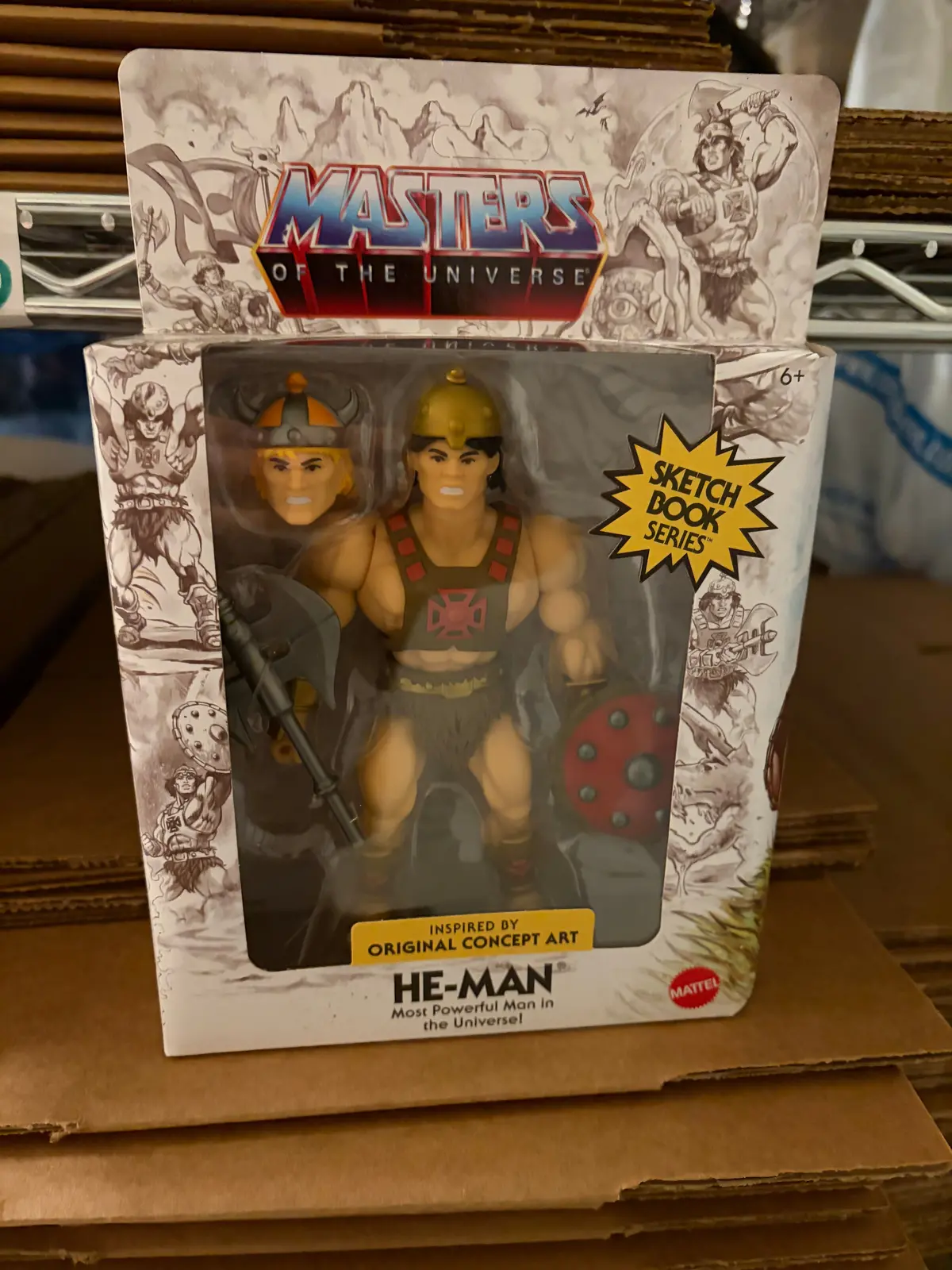 Motu Masters Of The Universe Sketch Book He-Man 1