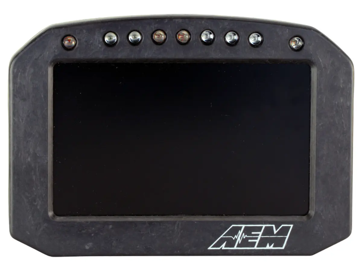 Aem Cd-5 Carbon Flat Panel Digital Racing Dash Display - Non-Logging / Gps Enabled 1