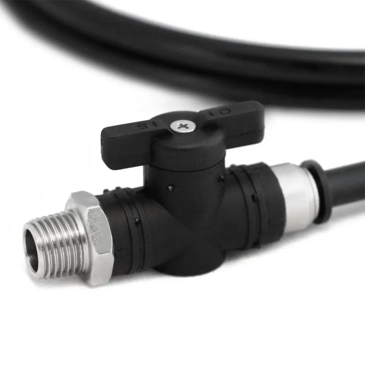 Nuke Performance Catch Can Petcock Drain Kit 1/4" 1