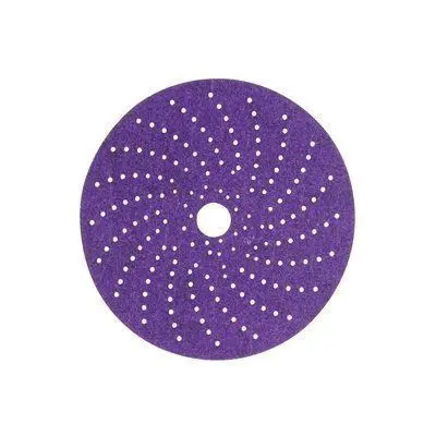 Cubitron™ Ii 31371 737U Sanding Abrasive Disc, 6 In Dia, 80+ Grit, Purple, Dry, Hookit™ 1
