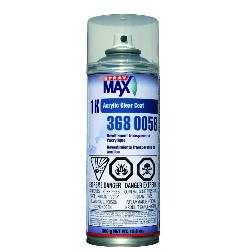 Spray Max 1K Clearcoat Usc 3680058 , Aerosol, 10.6-Oz 1