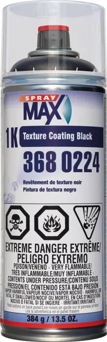 Spraymax 3680224 1K Texture Coating Black 1