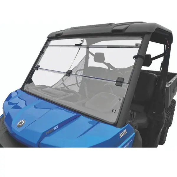 Quadboss Windbreak Can-Am Defender Folding Windshield 1