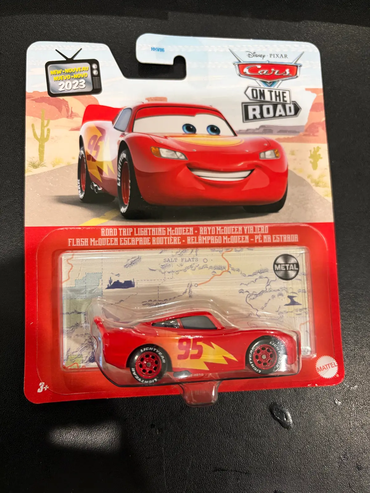 Disney Cars Diecast 1:55 2023 On The Road Road Trip Lightning Mcqueen 1