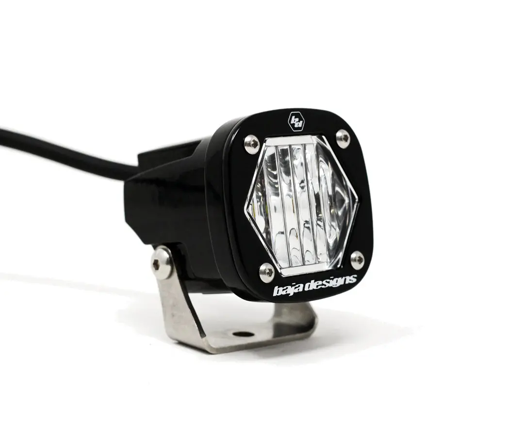 S1 Wide Cornering Led Light With Mounting Bracket Single Baja Designs 1