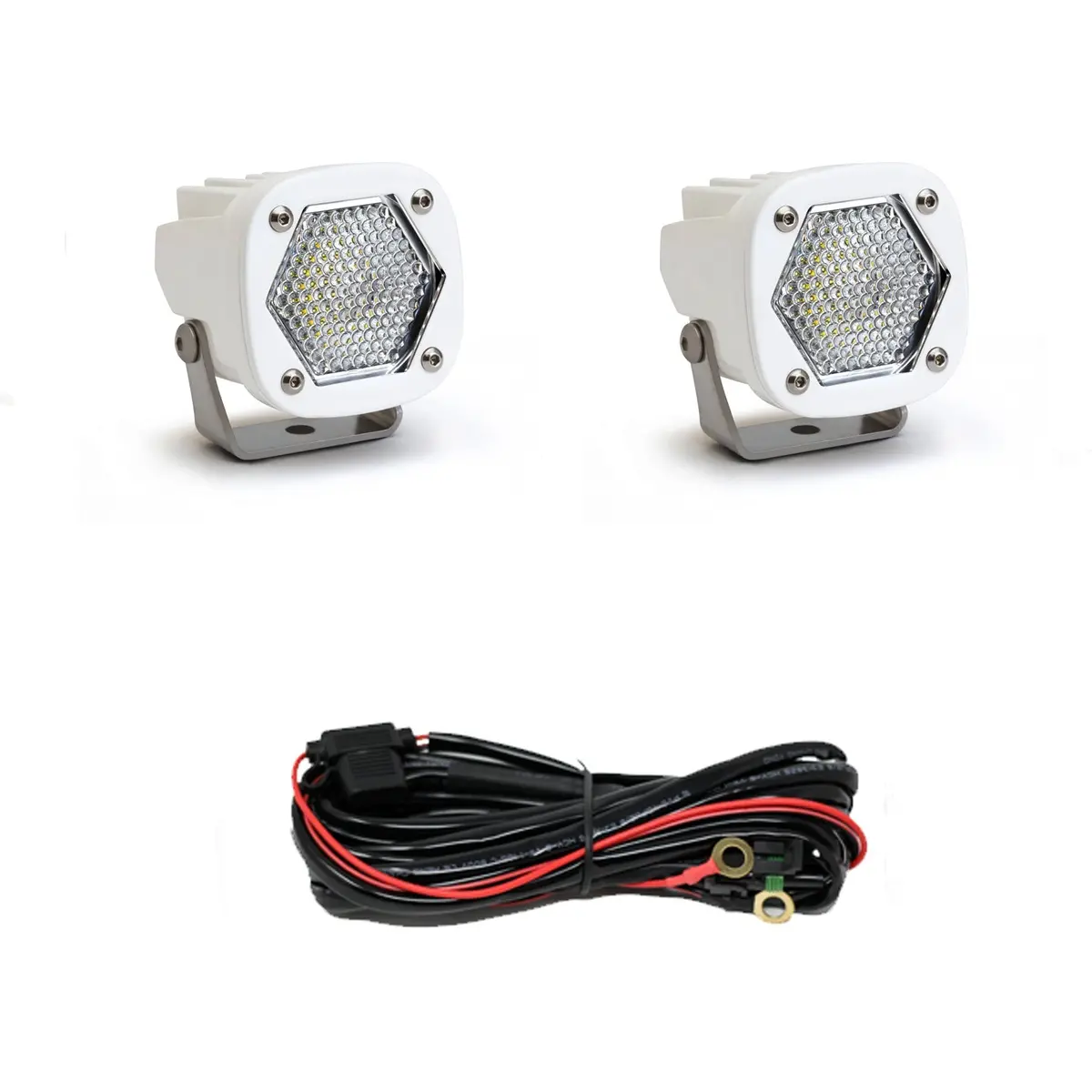 Led Light Pods S1 Work/Scene White Pair Baja Designs 1