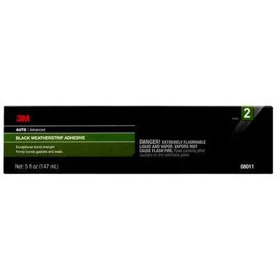 3M - 08011 Black Weatherstrip Adhesive Tube 5 Oz. 1