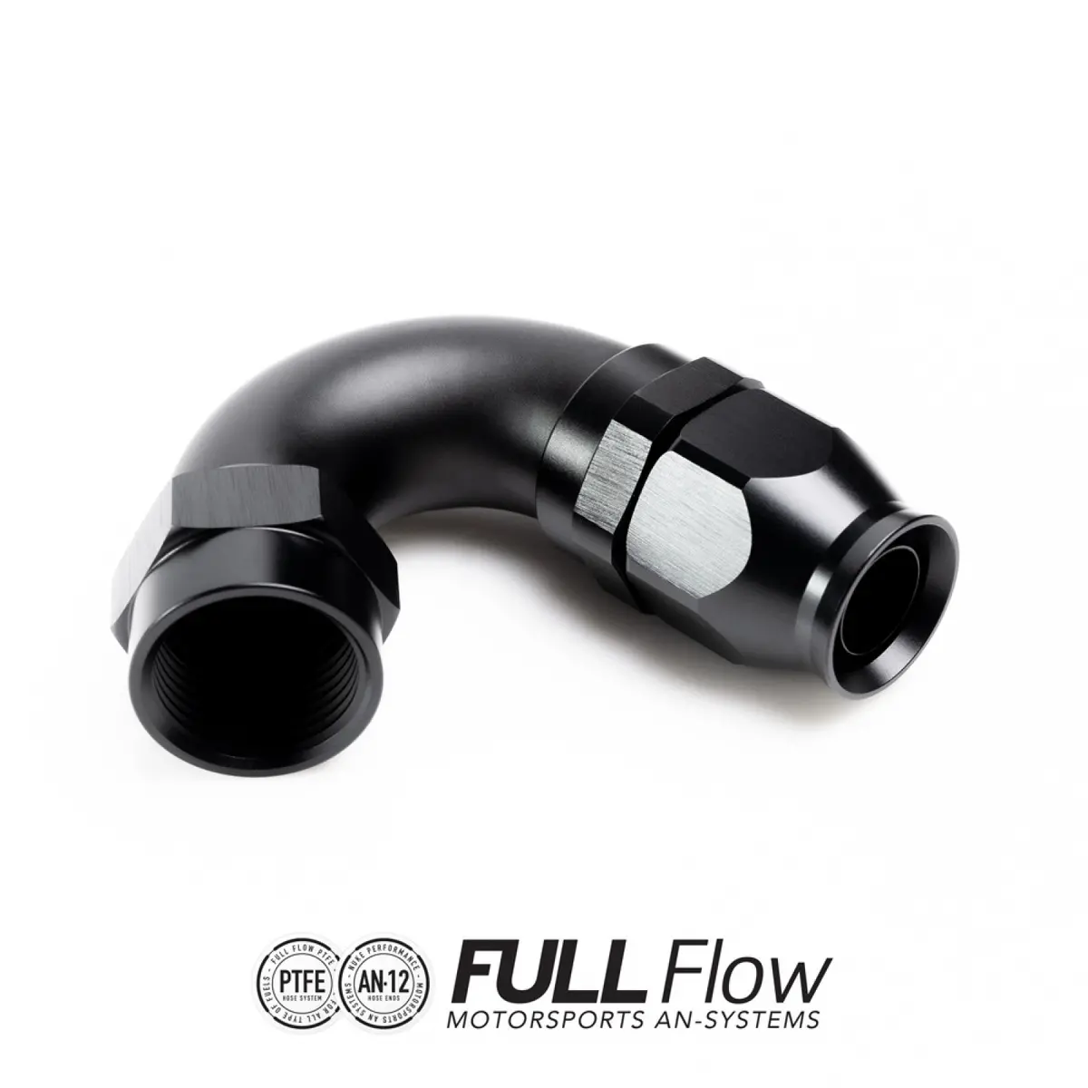 Nuke Performance Full Flow Ptfe Hose End Fitting 150 Degree An-12 1