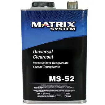 Ms-52 Medium Solid Clearcoat 4.4 Voc Mix 4:1, (Without Hardener) 1