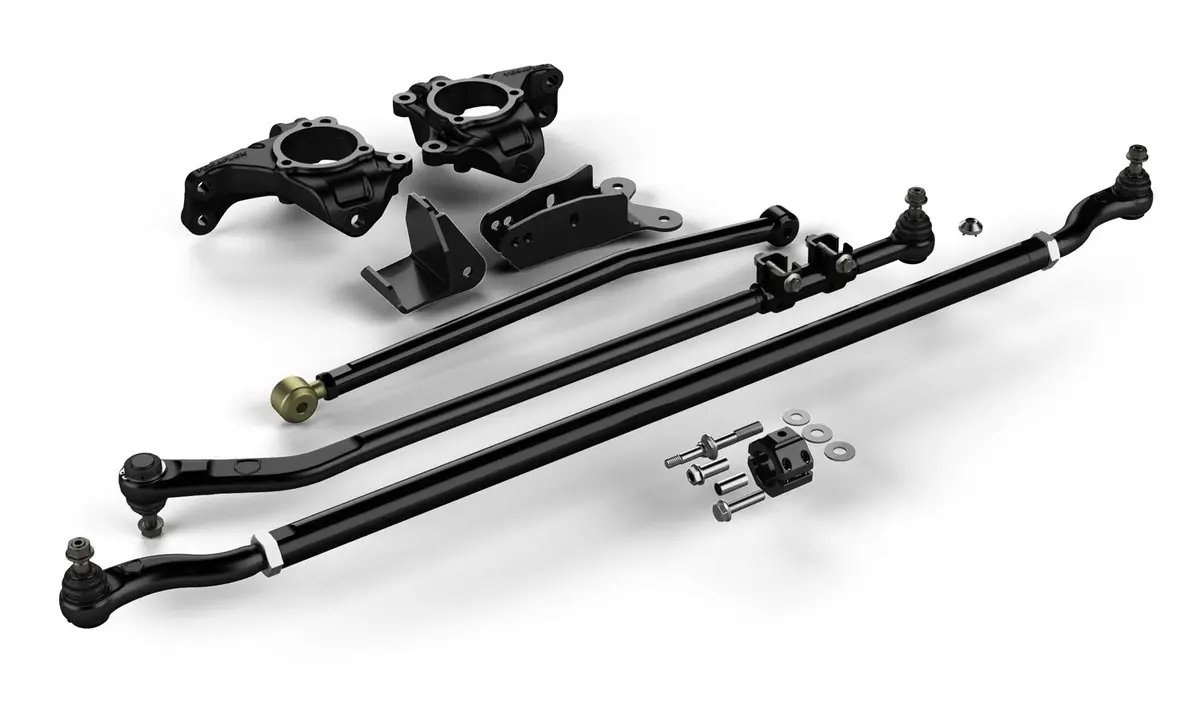 Jeep Jk/Jku High Steer System W/ Complete Hd Drag Link Flip Kit And Tie Rod Complete 07-18 Wrangler Jk/Jku 1
