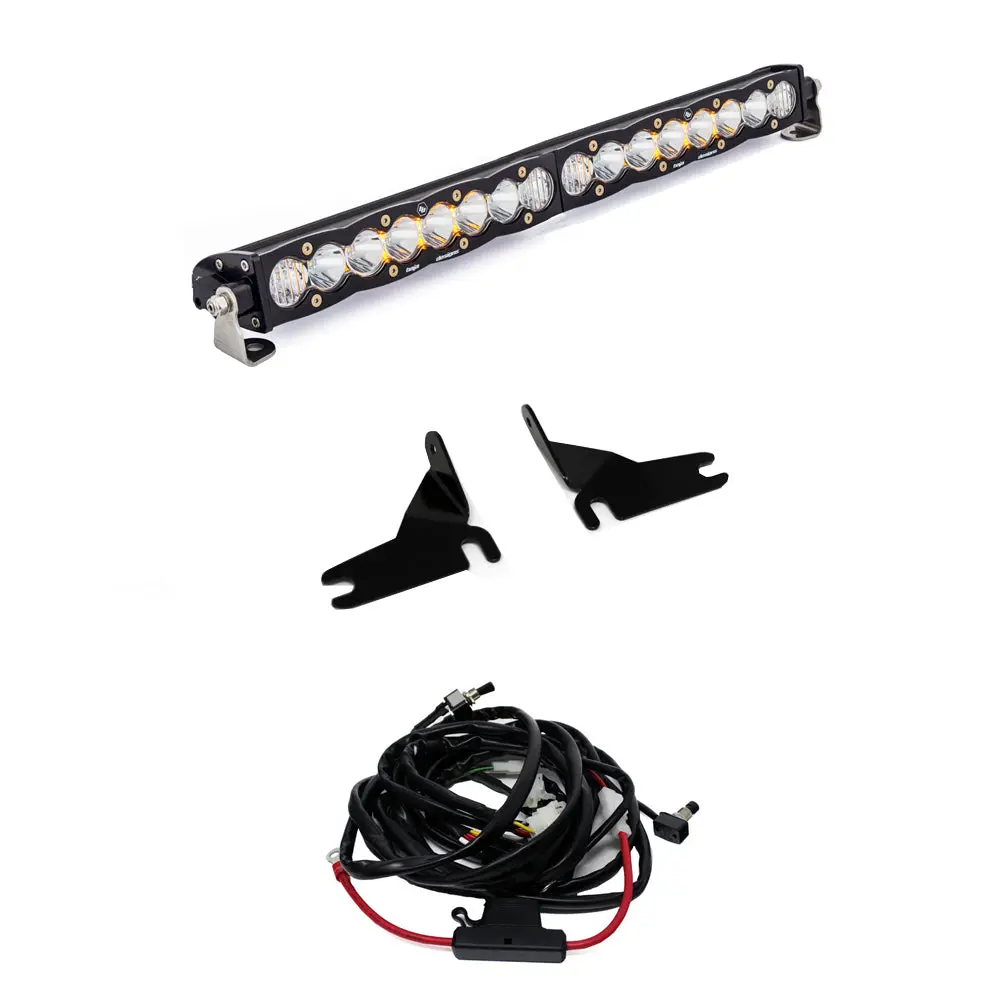 Silverado 1500 Grille Mount Kit 2019-Chevy Silverado 1500 S8 W/ 20 Inch S8 Baja Designs 1