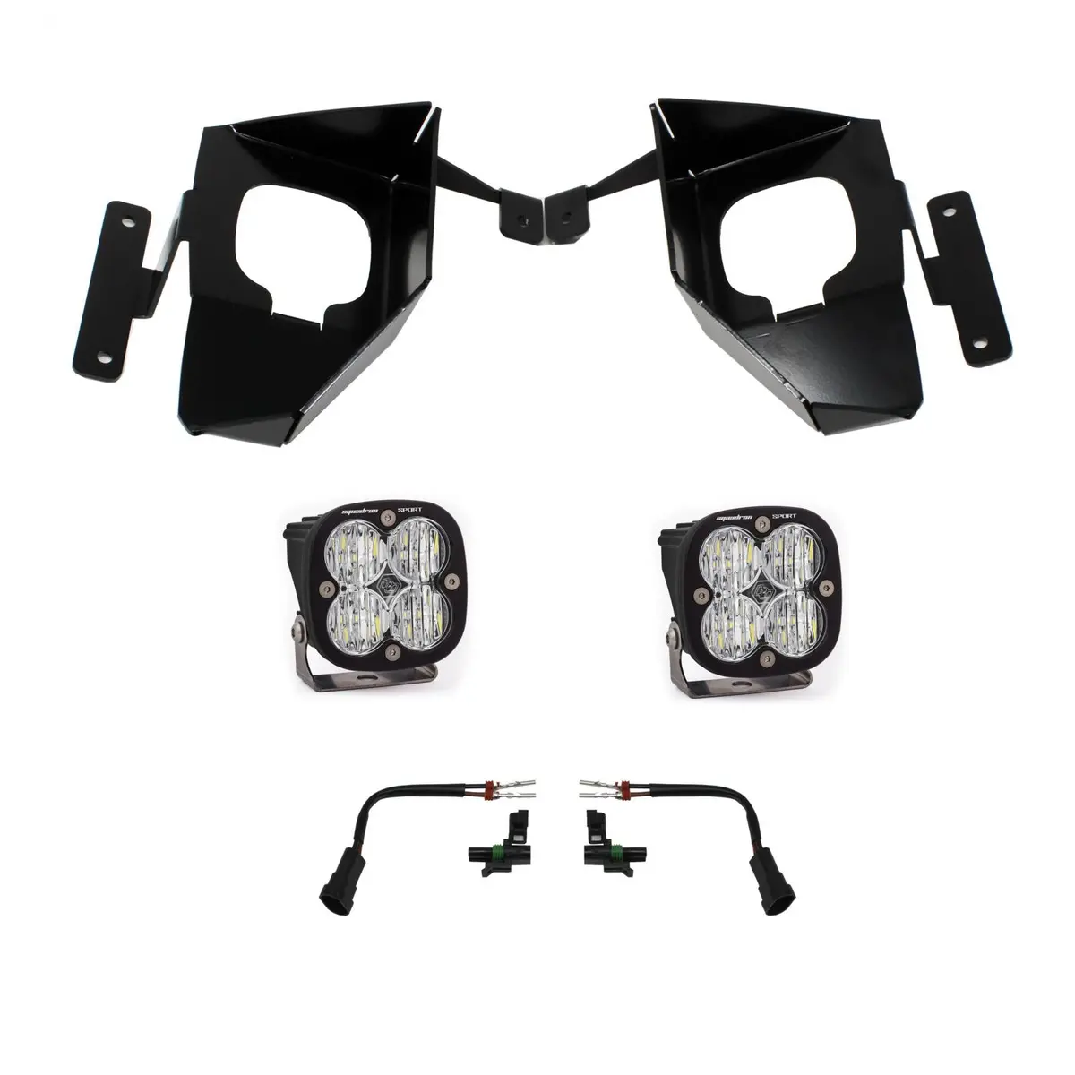 Silverado 16-18 Fog Pocket Kit Squadron Sport W/C Baja Designs 1