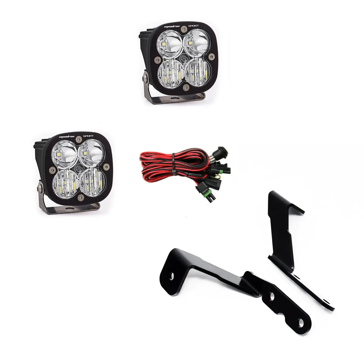 Gm Silverado/Sierra (07-13) A-Pillar Kit Squadron Sport Lights Baja Designs 1