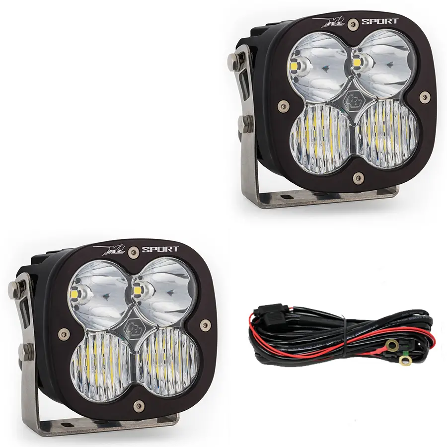 Jeep Jl/Jt Rubicon Steel Bumper Led Light Kit Xl Sport Baja Designs 1