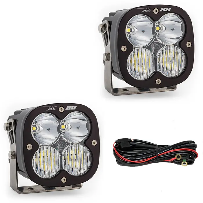 Jeep Jl/Jt Rubicon Steel Bumper Led Light Kit Xl 80 Baja Designs 1