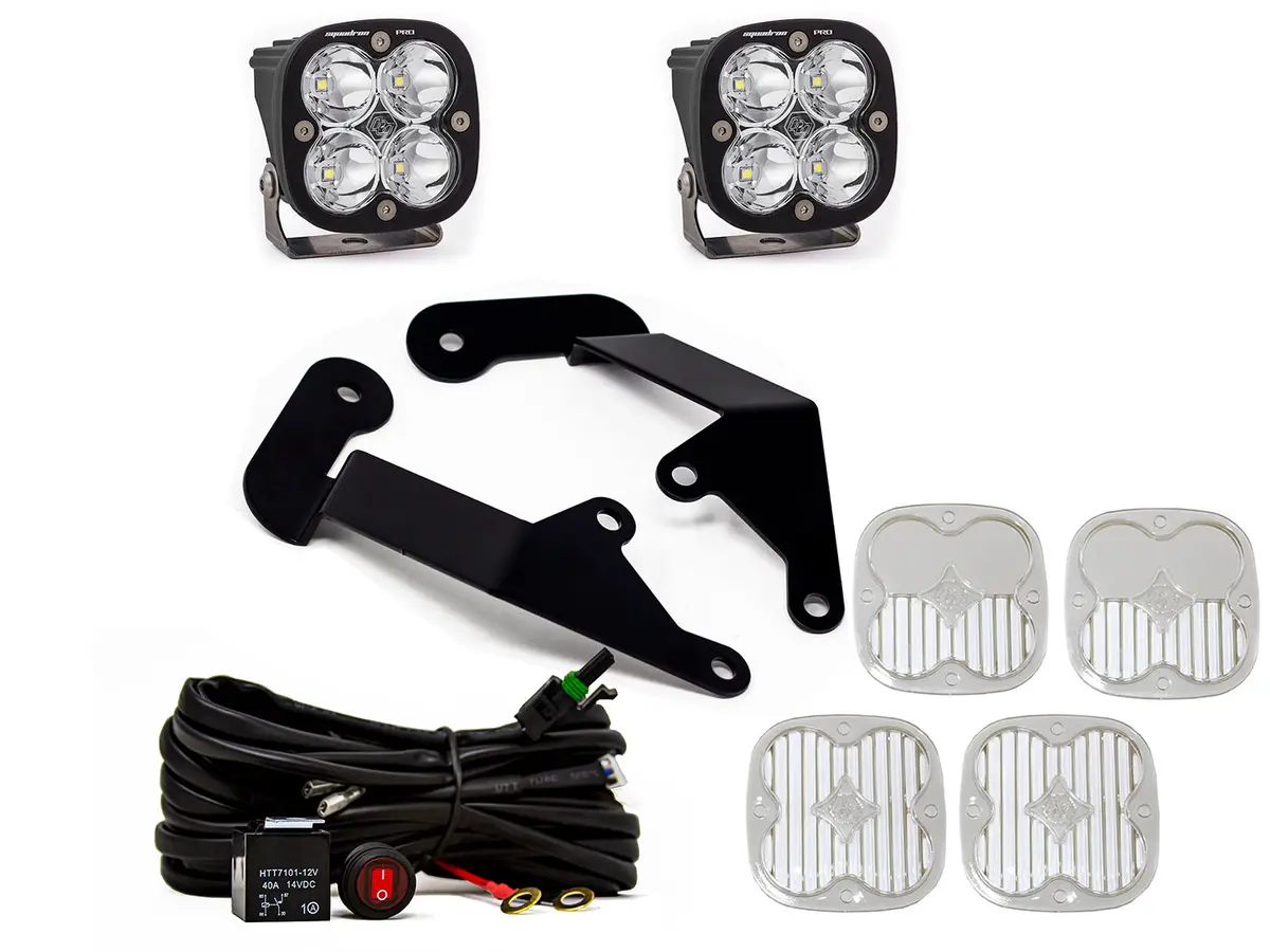 Ford Bronco Sport A-Pillar Kit Squadron Pro Clear Baja Designs 1