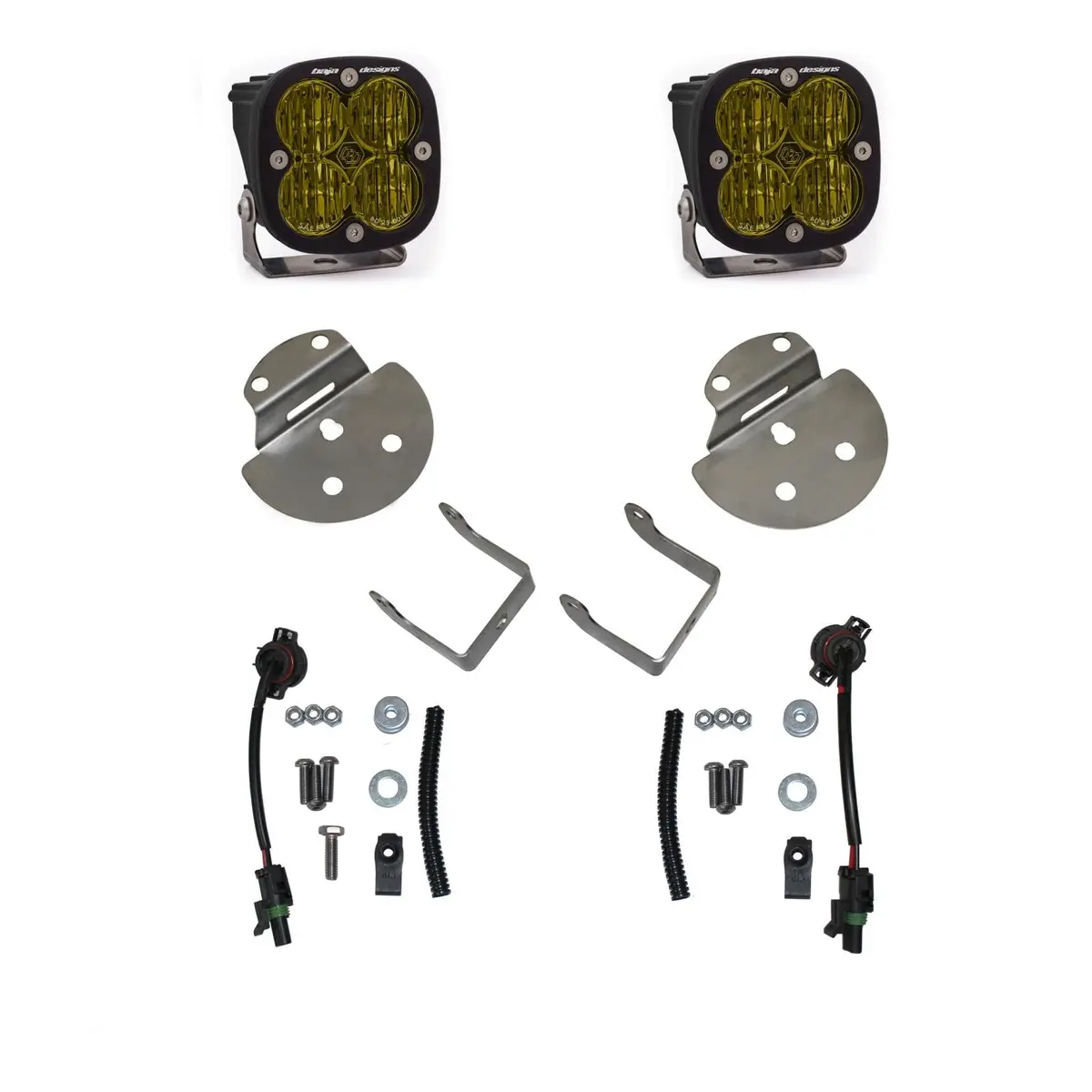 Canyon/Colorado Fog Light Sae Fog Pocket Kit Amber Fpk 15-19 Canyon/Colorado Baja Designs 1