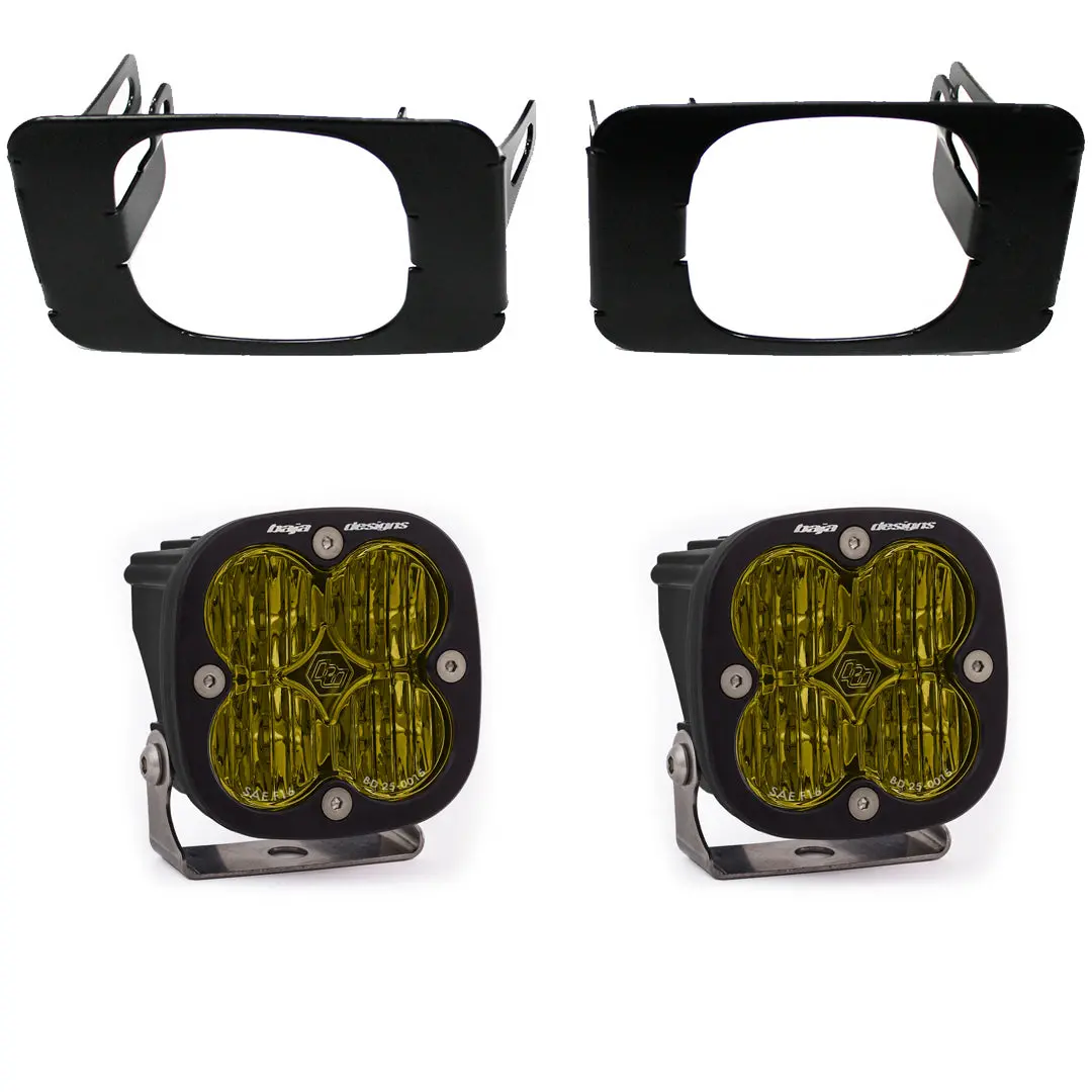 Super Duty Fog Lights Sae Amber Fpk 17-18 F-150 Baja Designs 1