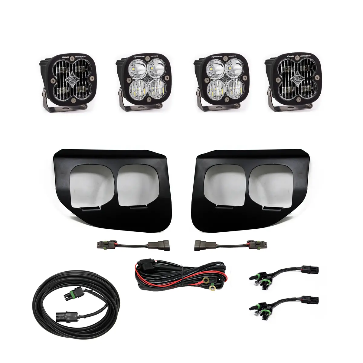 Ford Super Duty (20-22) Fog Lights Dual Fpk Sae/Sport Dc Baja Designs 1