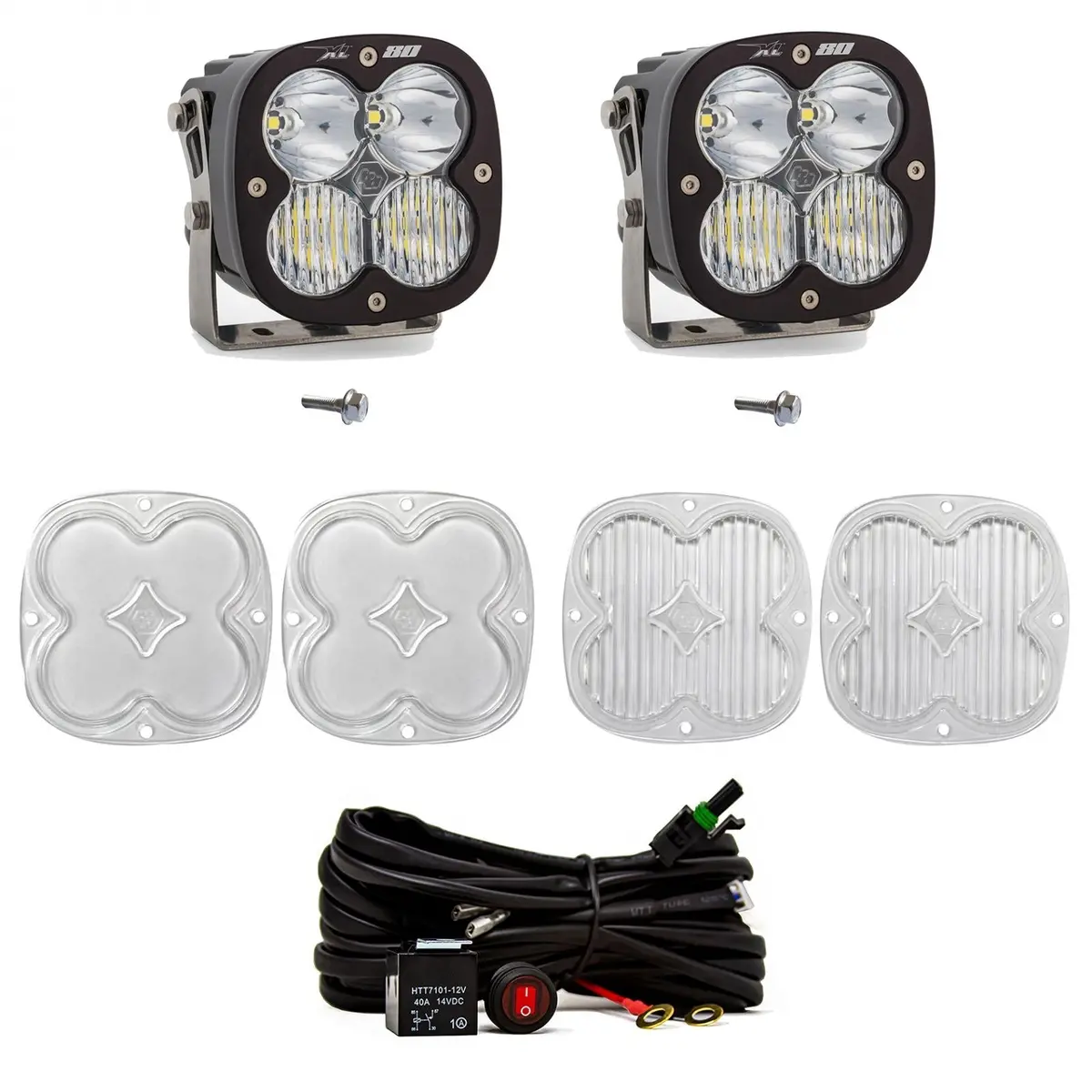 Bronco A Piller Light Kit 21-Up Ford Bronco Xl80 D/Cr Baja Designs 1