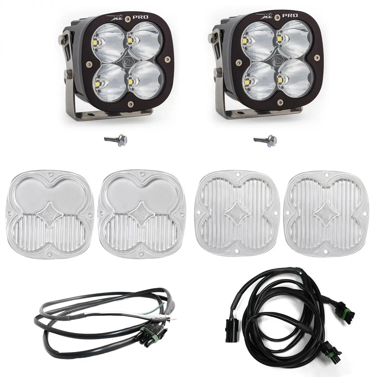 Bronco A Piller Light Kit 21-Up Ford Bronco Xl Pro Spot W/Upfitter Baja Designs 1