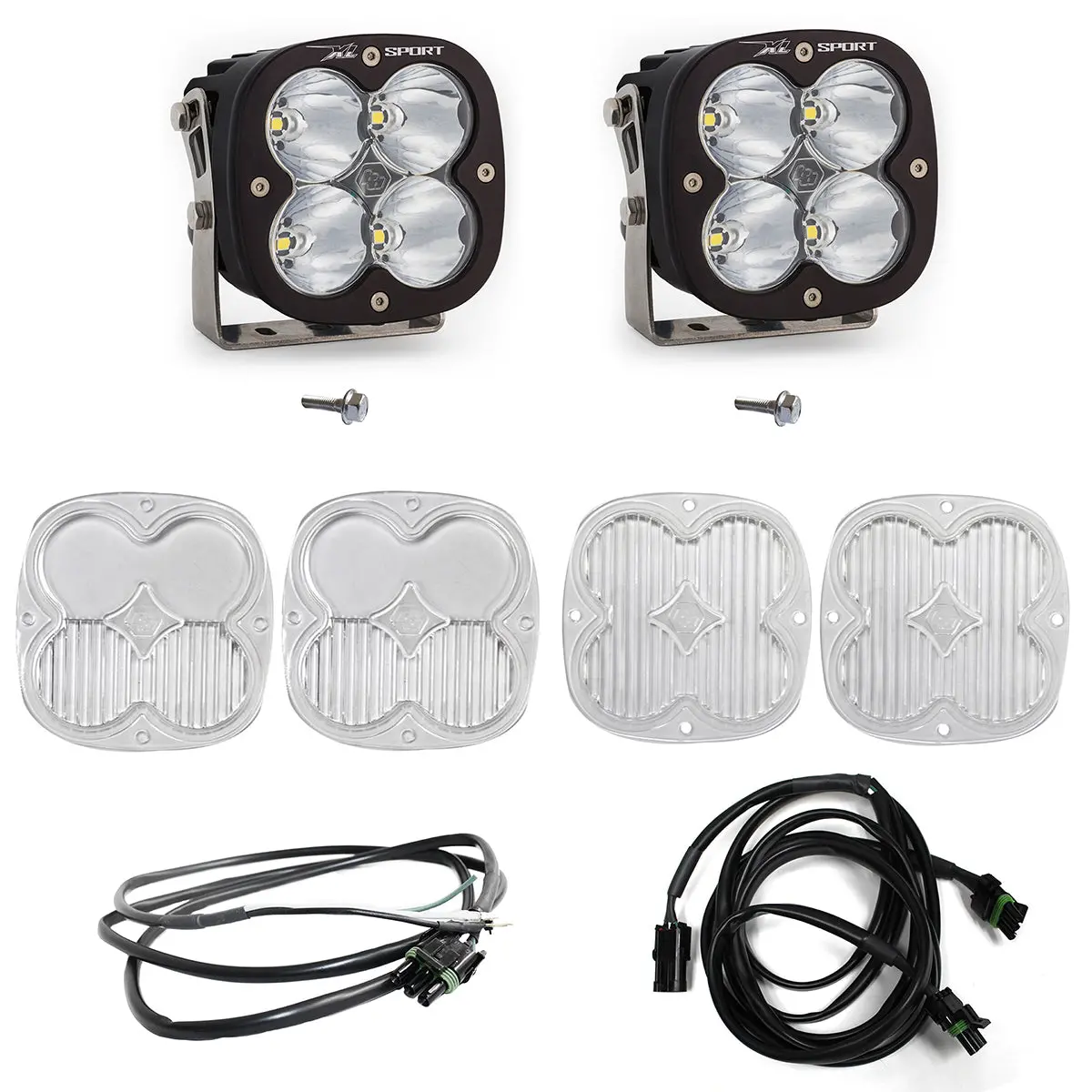 Bronco A Piller Light Kit 21-Up Ford Bronco Xl Sport Spot W/Upfitter Baja Designs 1