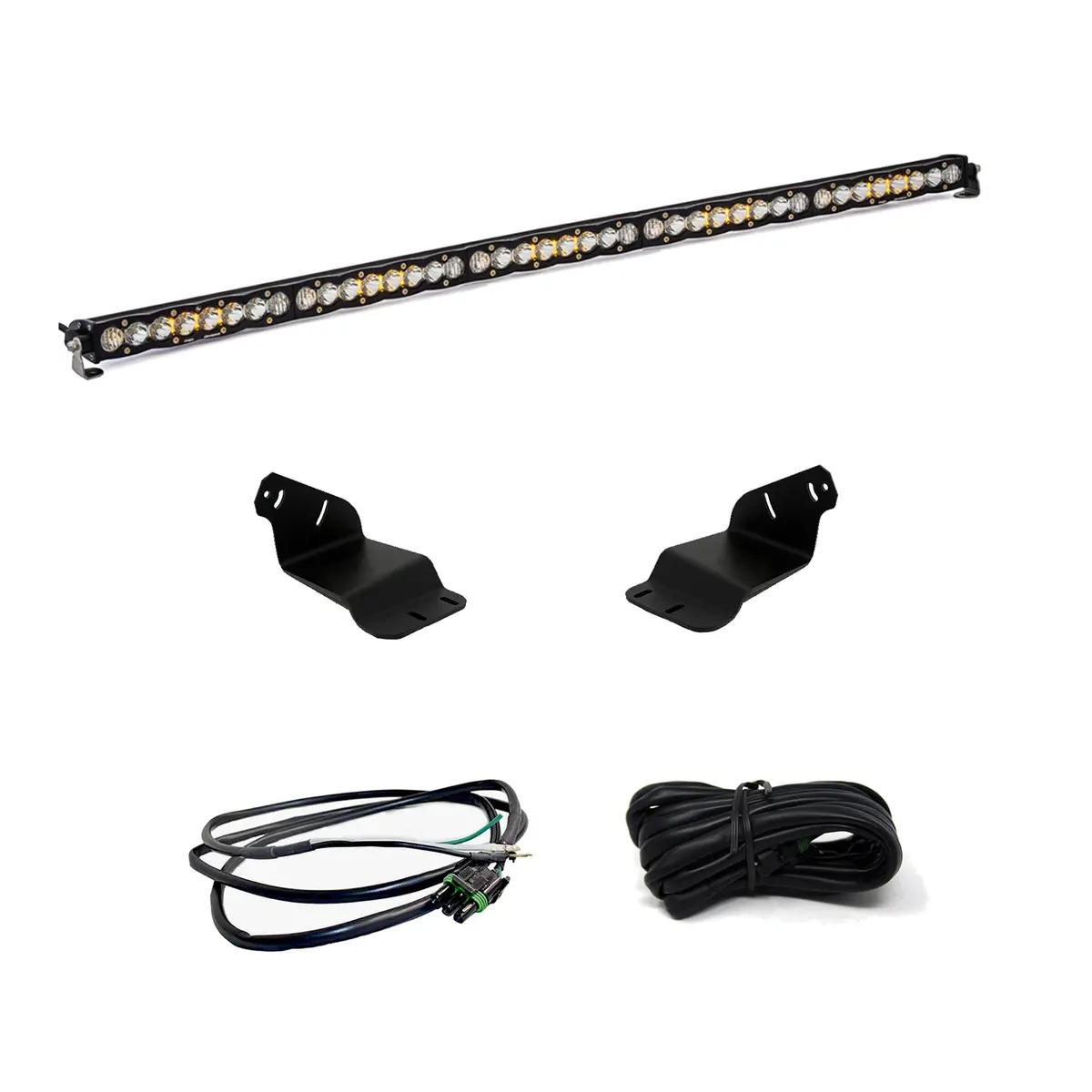 Bronco Roof Light Bar Kit 21-Up Ford Bronco 50 S8 W/Upfitter Baja Designs 1