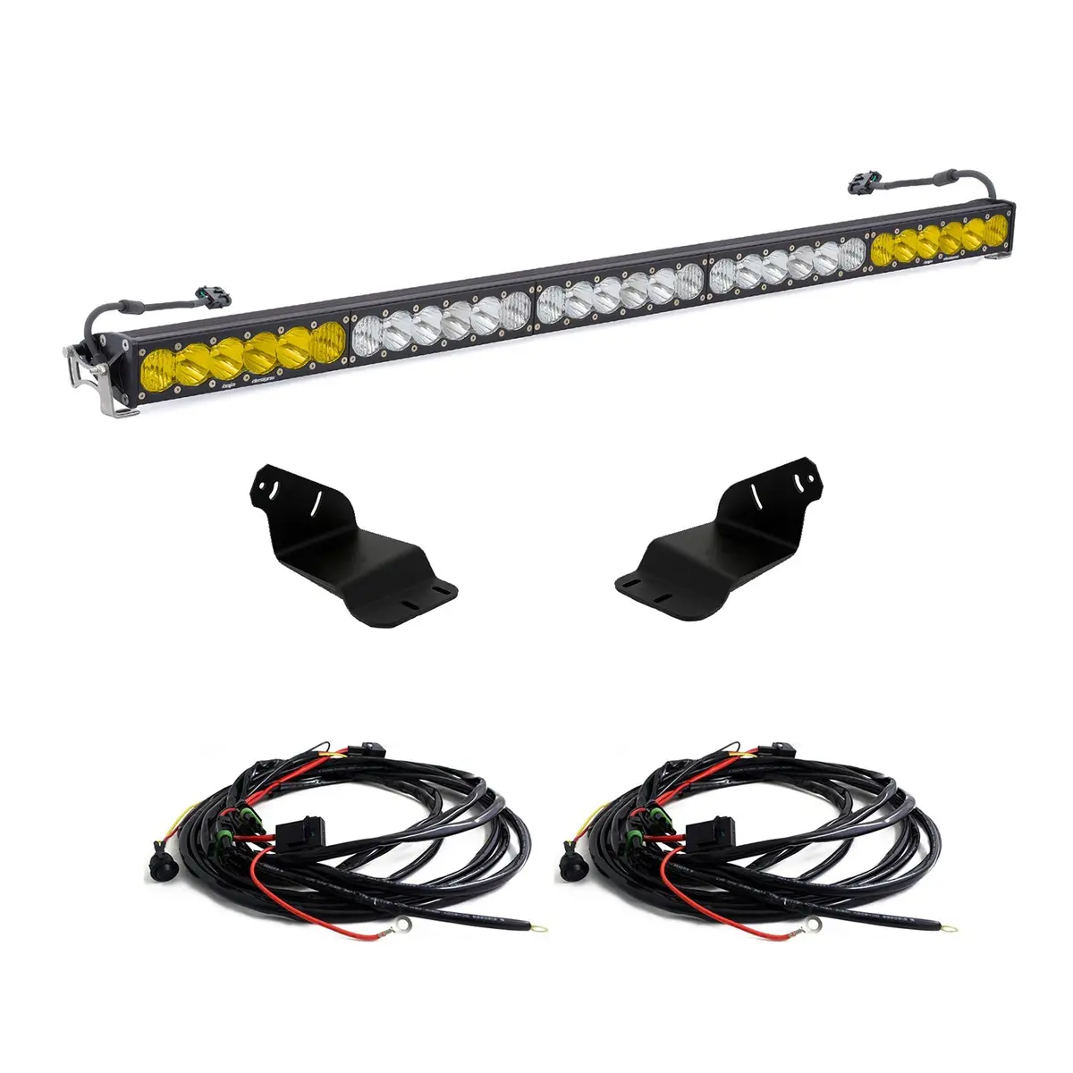 Bronco Roof Light Bar Kit 21-Up Ford Bronco 50 Inch Onx6+ Dual Control Baja Designs 1