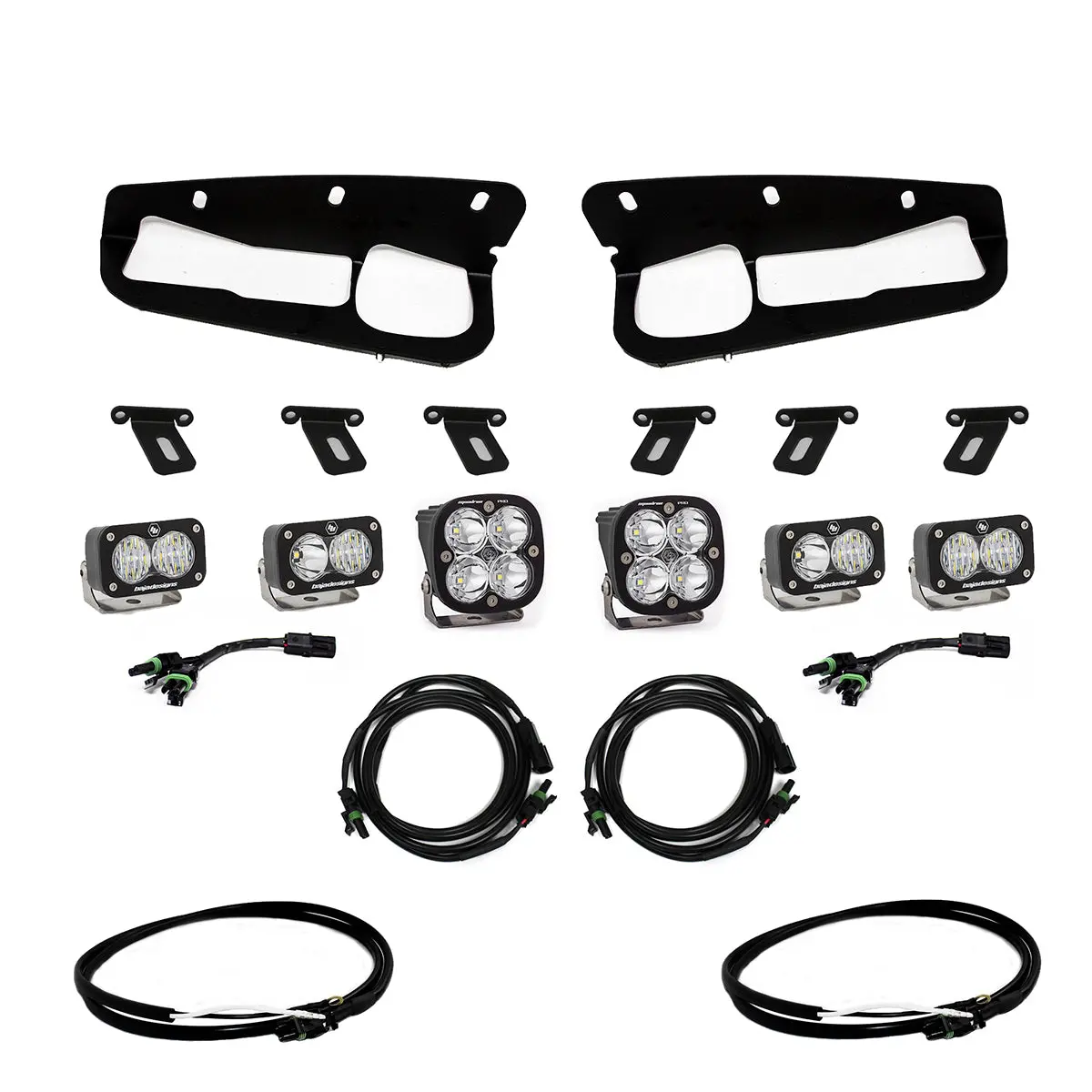 Bronco Fog Pocket Kit 21-Up Ford Bronco Pro W/Upfitter Baja Designs 1