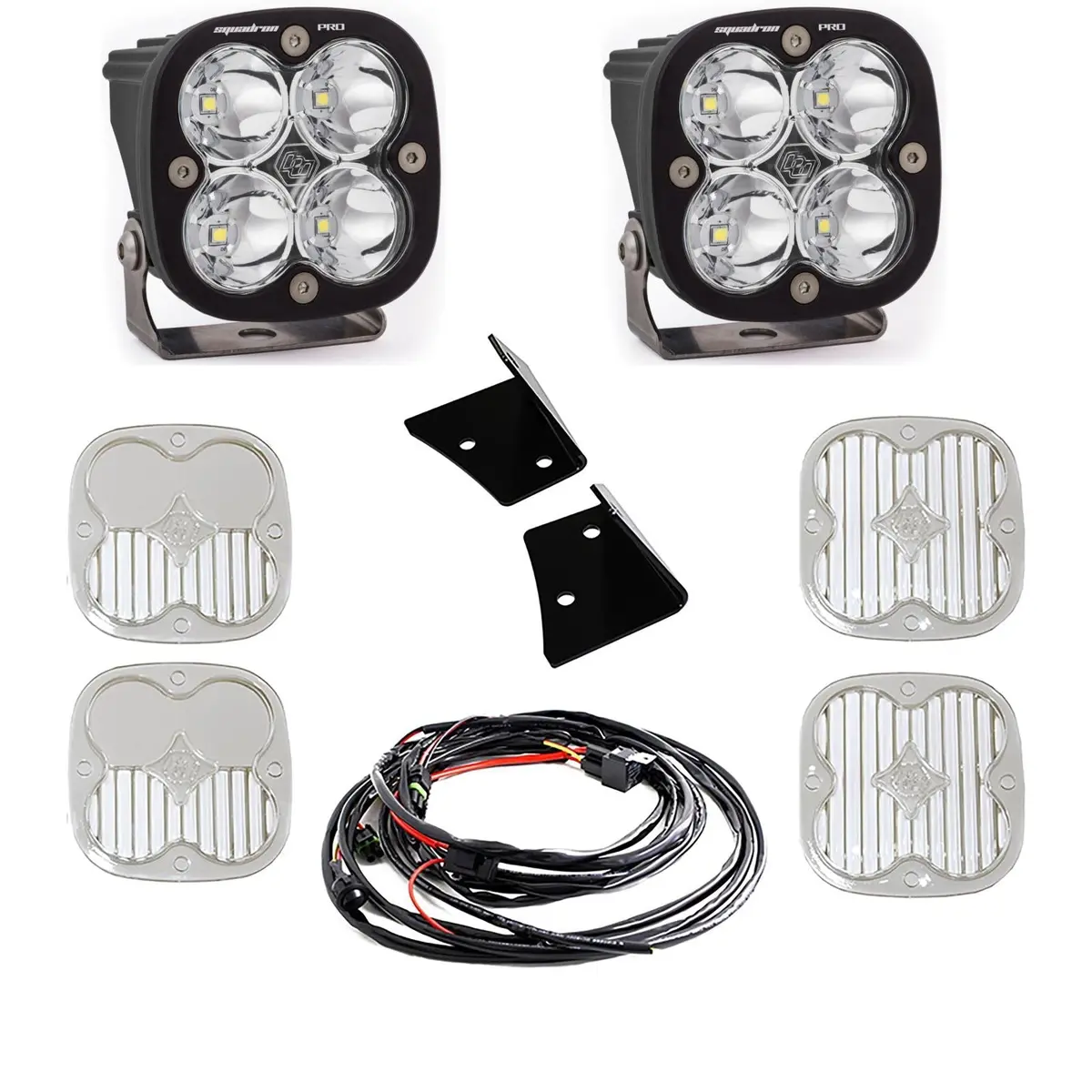 Jeep, Jk Squadron Pro Spot A-Pillar Kit Baja Designs 1